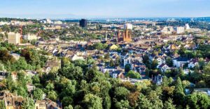 Luftbild von Wiesbaden als Symbolbild für deutsche Immobilienmärkte | Immobilienmarkt